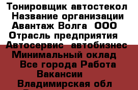 Тонировщик автостекол › Название организации ­ Авантаж-Волга, ООО › Отрасль предприятия ­ Автосервис, автобизнес › Минимальный оклад ­ 1 - Все города Работа » Вакансии   . Владимирская обл.,Вязниковский р-н